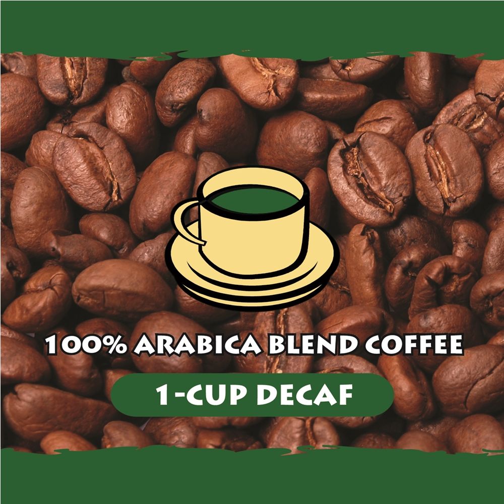 Diplomat 100% Arabica Blend 1-Cup Soft Pod Coffee, Decaf